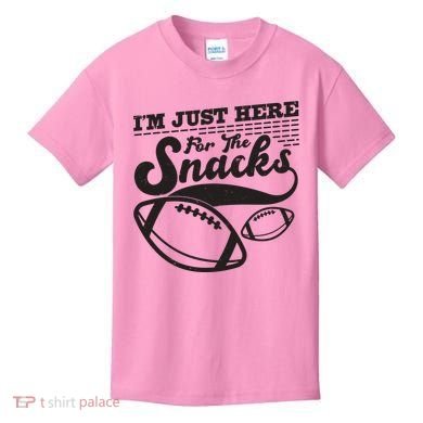 Funny I'm Just Here For The Snacks Kids T-Shirt