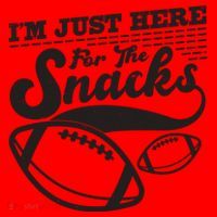 Funny I'm Just Here For The Snacks Santa Hat thumb 1