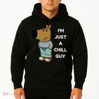 Funny Im Just A Chill Guy Meme Hoodie thumb 2