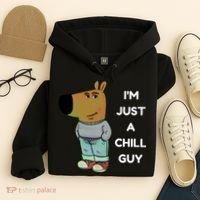 Funny Im Just A Chill Guy Meme Hoodie thumb 4