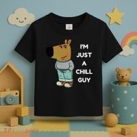 Funny Im Just A Chill Guy Meme Toddler T-Shirt thumb 3
