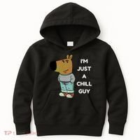 Funny Im Just A Chill Guy Meme Kids Hoodie thumb 0