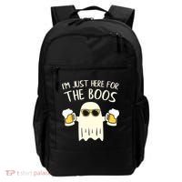 Funny Im Just Here For The Boos Shirt Gift Halloween Ghost Backpack thumb 0