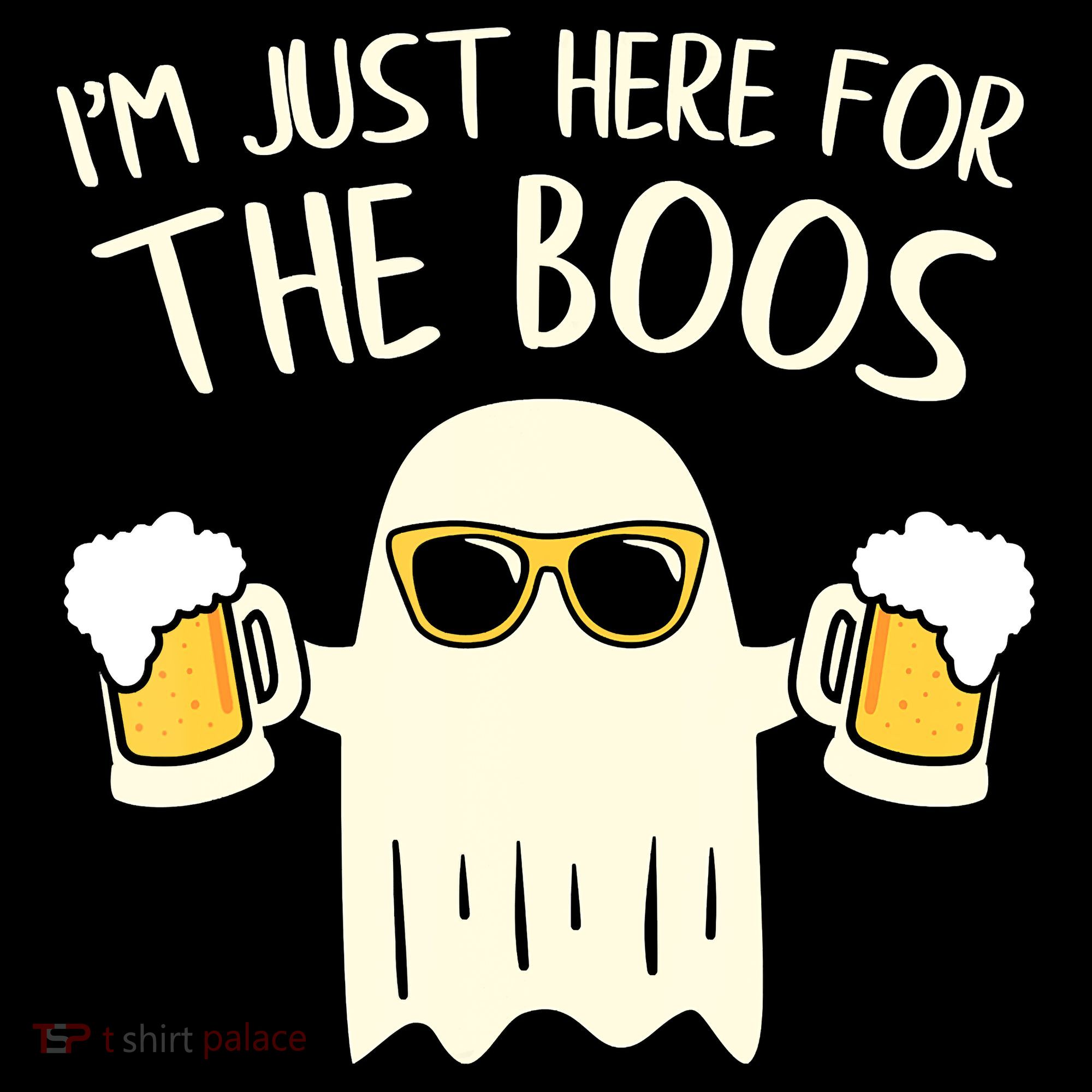 Funny Im Just Here For The Boos Shirt Gift Halloween Ghost Coffee Mug