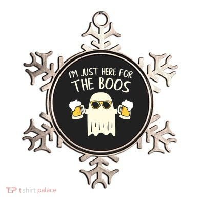 Funny Im Just Here For The Boos Shirt Gift Halloween Ghost Ornament