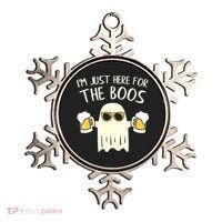 Funny Im Just Here For The Boos Shirt Gift Halloween Ghost Ornament thumb 0