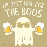 Funny Im Just Here For The Boos Shirt Gift Halloween Ghost Hoodie thumb 2