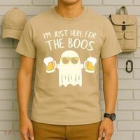 Funny Im Just Here For The Boos Shirt Gift Halloween Ghost T-Shirt thumb 6