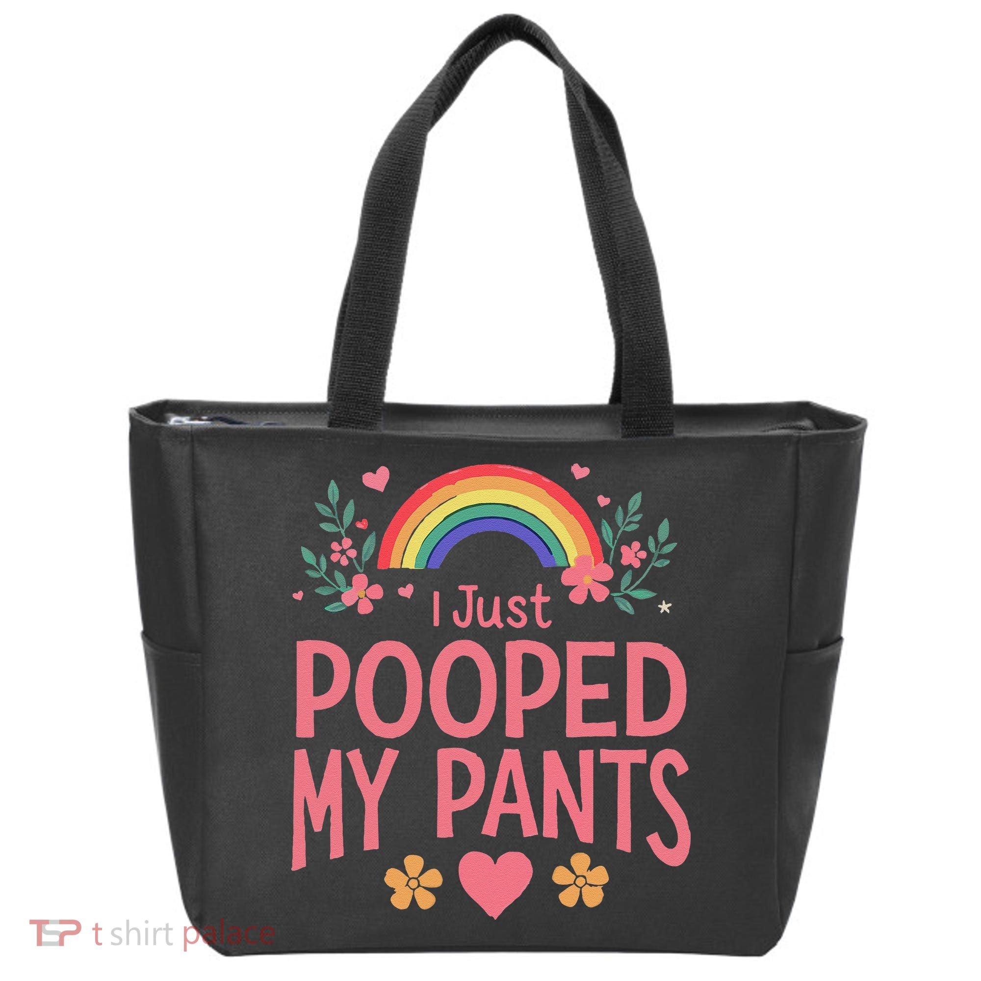 Funny I Just Pooped My Pants Humor Meme Funny Adult Joke Tote Bag