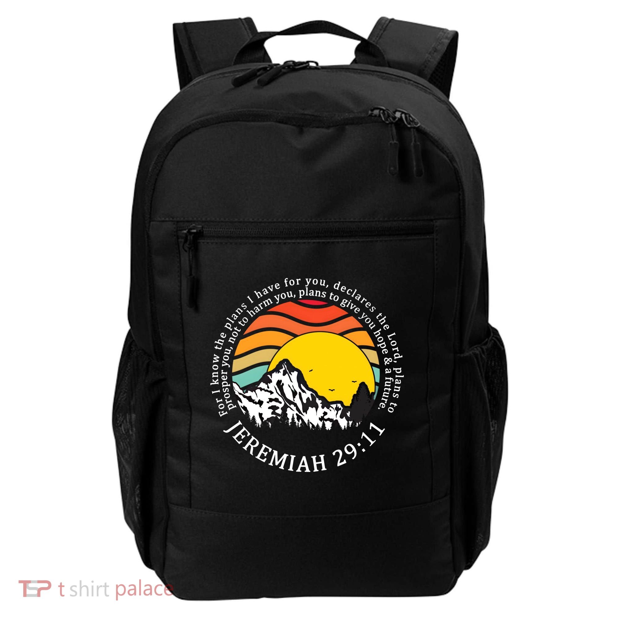 For I Know The Plans I Have For You Bible Jeremiah 29:11 Meaningful Gift Backpack