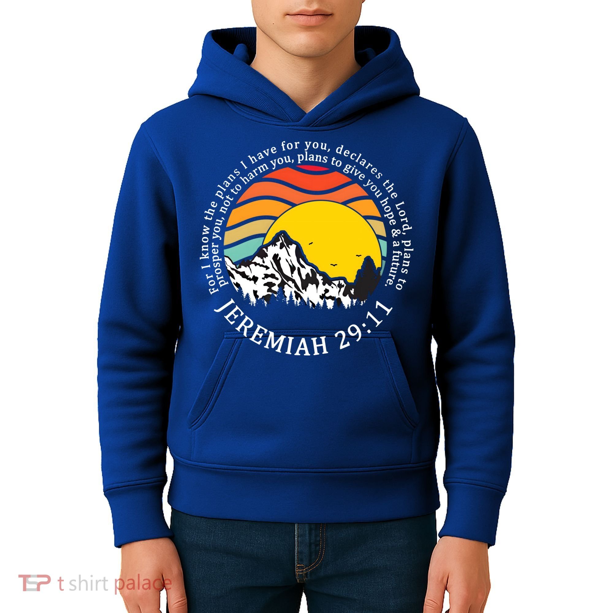 For I Know The Plans I Have For You Bible Jeremiah 29:11 Meaningful Gift Kids Hoodie