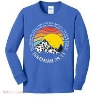 For I Know The Plans I Have For You Bible Jeremiah 29:11 Meaningful Gift Kids Long Sleeve Shirt thumb 0