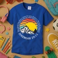For I Know The Plans I Have For You Bible Jeremiah 29:11 Meaningful Gift Kids T-Shirt thumb 3
