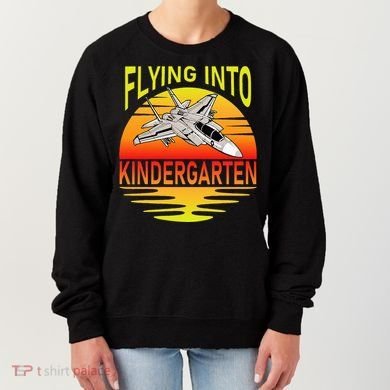 Flying Into Kindergarten Airplane Teacher Back To School Women's Sweatshirt