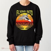 Flying Into Kindergarten Airplane Teacher Back To School Women's Sweatshirt thumb 0