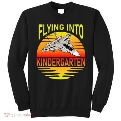 Flying Into Kindergarten Airplane Teacher Back To School Sweatshirt