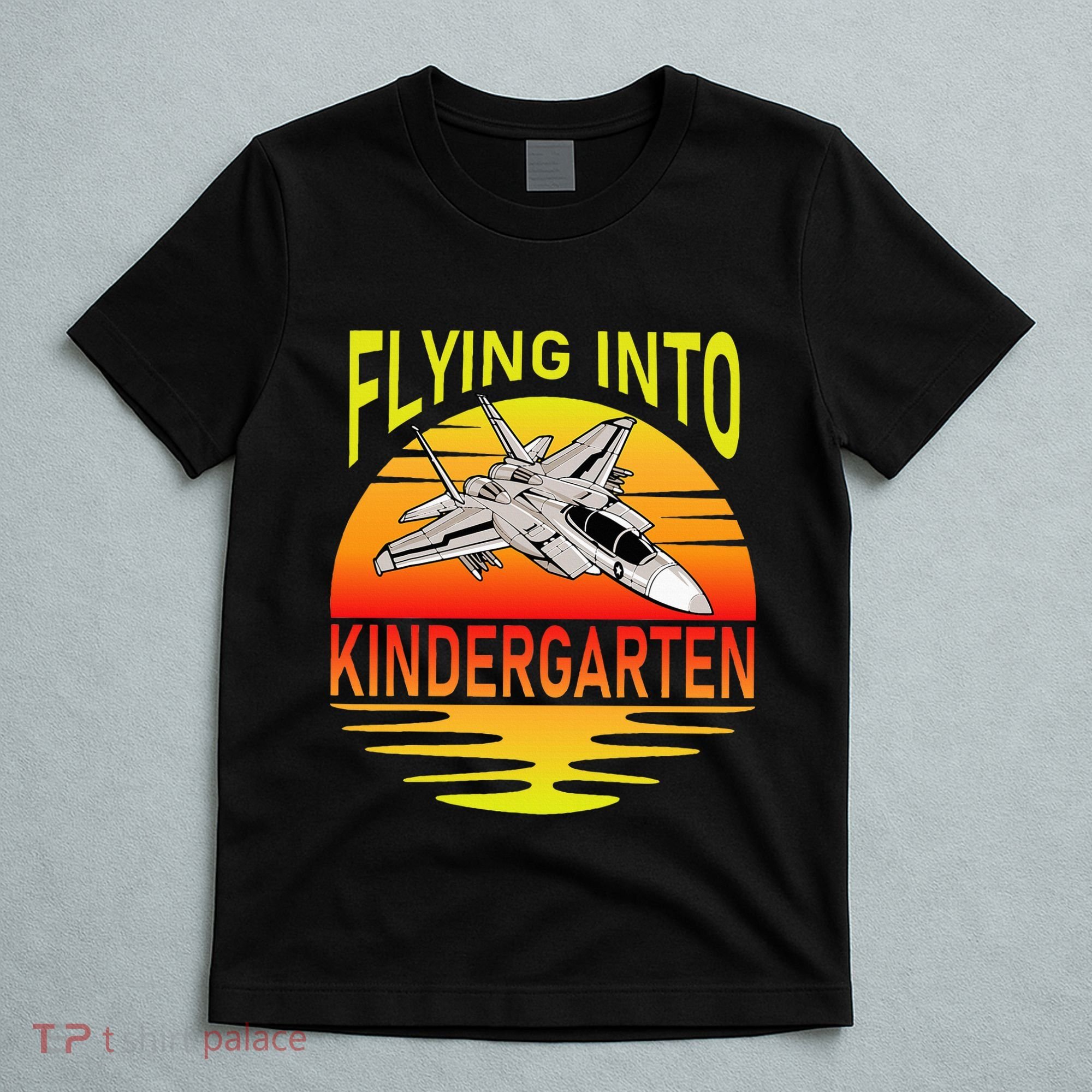 Flying Into Kindergarten Airplane Teacher Back To School T-Shirt