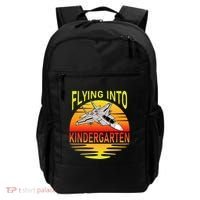 Flying Into Kindergarten Airplane Teacher Back To School Backpack thumb 0