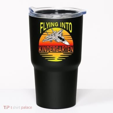 Flying Into Kindergarten Airplane Teacher Back To School Tumbler