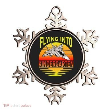 Flying Into Kindergarten Airplane Teacher Back To School Ornament