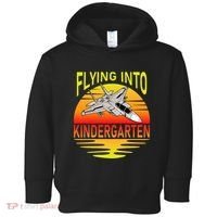 Flying Into Kindergarten Airplane Teacher Back To School Toddler Hoodie thumb 0