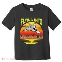 Flying Into Kindergarten Airplane Teacher Back To School Toddler T-Shirt thumb 0