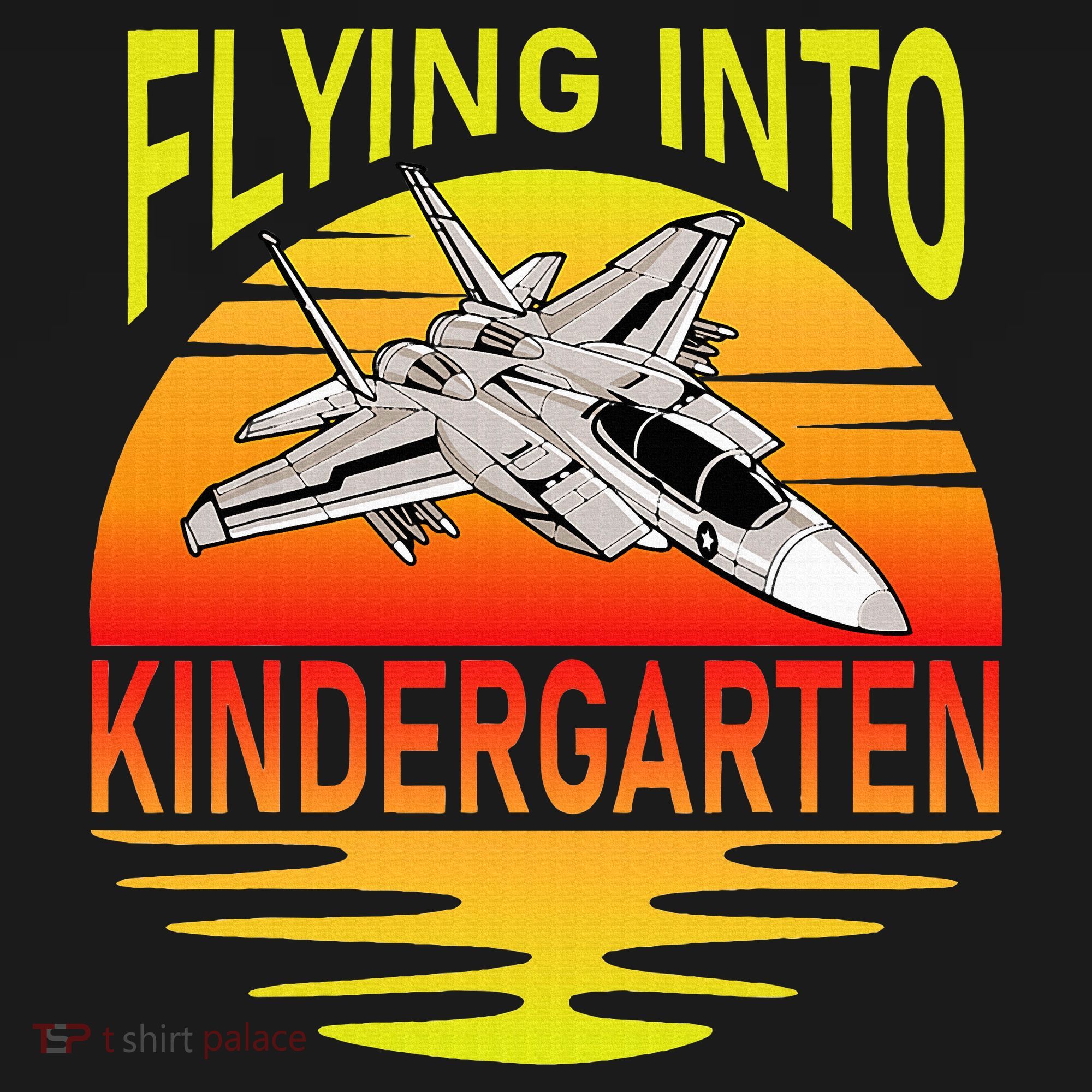 Flying Into Kindergarten Airplane Teacher Back To School Kids Long Sleeve Shirt