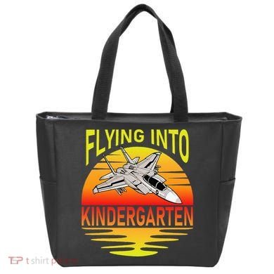 Flying Into Kindergarten Airplane Teacher Back To School Tote Bag