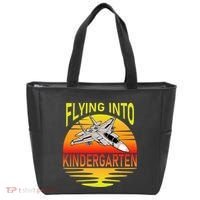Flying Into Kindergarten Airplane Teacher Back To School Tote Bag thumb 0