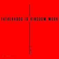 Fatherhood Is Kingdom Work Christian Dad Father's Day Santa Hat thumb 1