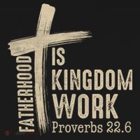 Fatherhood Is Kingdom Work Christian Dad Tote Bag thumb 4