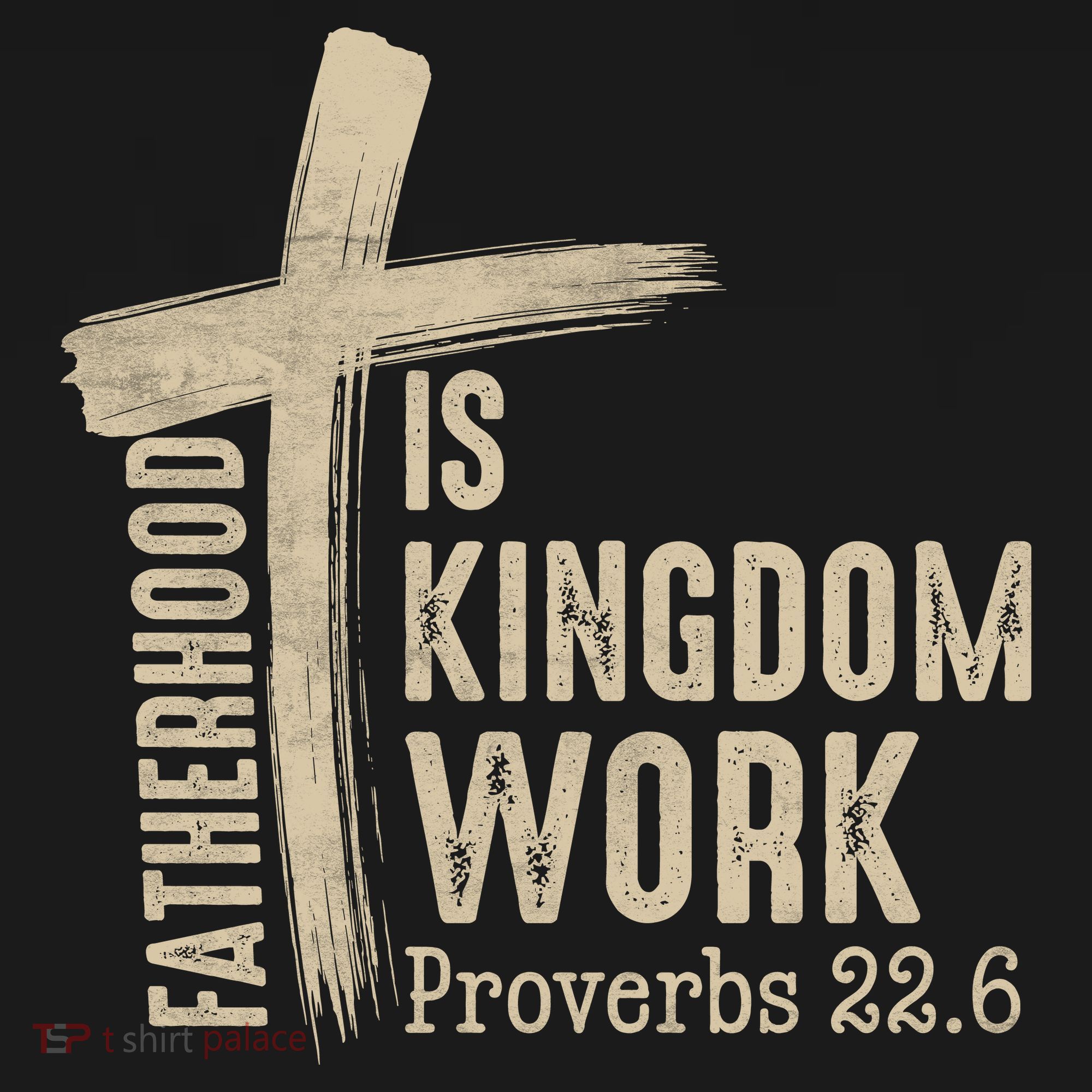 Fatherhood Is Kingdom Work Christian Dad Tote Bag
