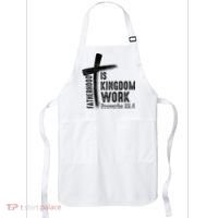Fatherhood Is Kingdom Work Christian Dad Apron thumb 0