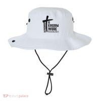 Fatherhood Is Kingdom Work Christian Dad Bucket Hat thumb 0