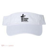 Fatherhood Is Kingdom Work Christian Dad Visor thumb 0