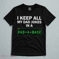 Funny I Keep All My Dad Jokes In A Dad A Base Gag Dad Joke T-Shirt thumb 5