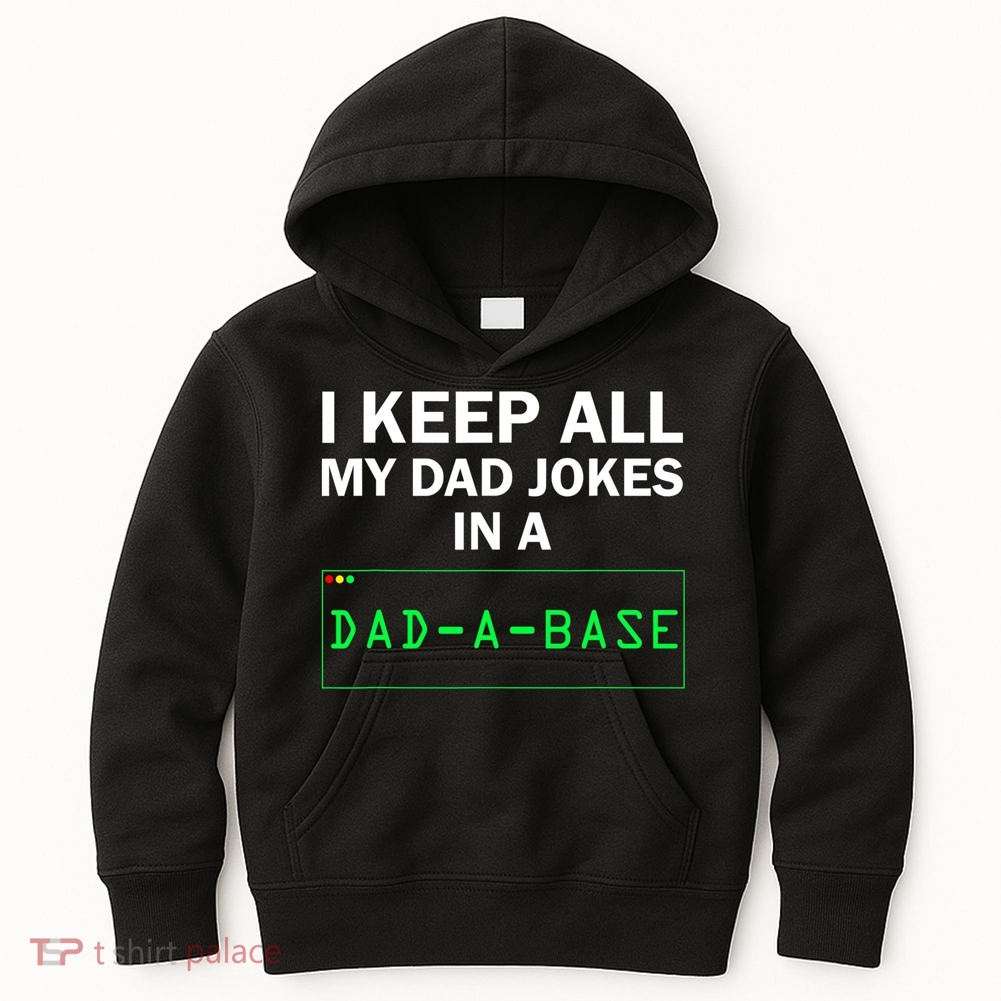 Funny I Keep All My Dad Jokes In A Dad A Base Gag Dad Joke Kids Hoodie