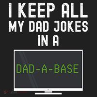 Funny I Keep All My Dad Jokes In A Dad A Base Gag Dad Joke Gift Women's Sweatshirt thumb 2