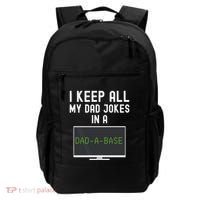 Funny I Keep All My Dad Jokes In A Dad A Base Gag Dad Joke Gift Backpack thumb 0