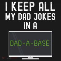 Funny I Keep All My Dad Jokes In A Dad A Base Gag Dad Joke Gift Bucket Hat thumb 4