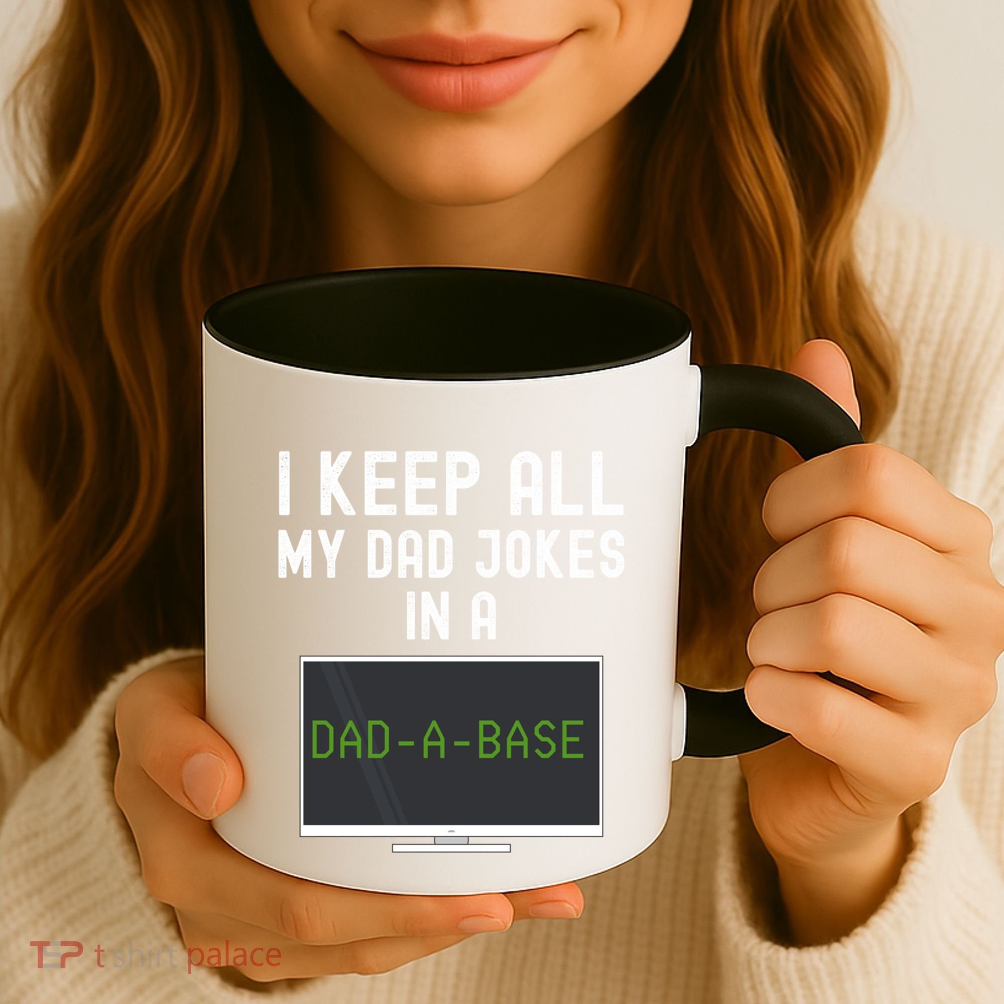Funny I Keep All My Dad Jokes In A Dad A Base Gag Dad Joke Gift Coffee Mug
