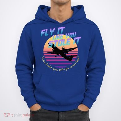 Fly It Like You Stole It Sky King Vaporwave Aesthetic Hoodie