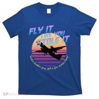 Fly It Like You Stole It Sky King Vaporwave Aesthetic T-Shirt thumb 0