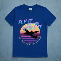 Fly It Like You Stole It Sky King Vaporwave Aesthetic T-Shirt thumb 5