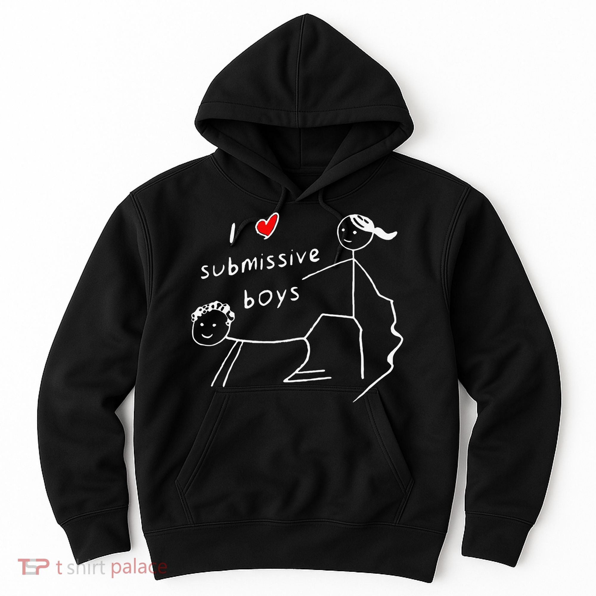 Funny I Love Submissive Boy I Heart Submissive Gift Hoodie