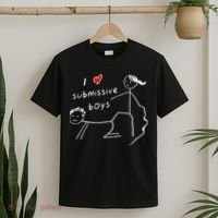 Funny I Love Submissive Boy I Heart Submissive Gift T-Shirt thumb 2