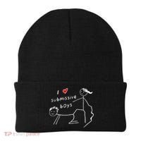 Funny I Love Submissive Boy I Heart Submissive Gift Beanie thumb 0