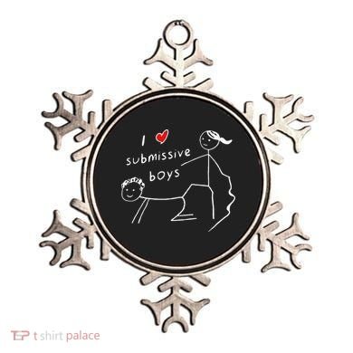Funny I Love Submissive Boy I Heart Submissive Gift Ornament