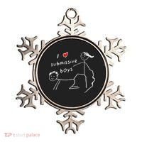 Funny I Love Submissive Boy I Heart Submissive Gift Ornament thumb 0
