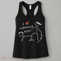 Funny I Love Submissive Boy I Heart Submissive Gift Women's Tank Top thumb 3